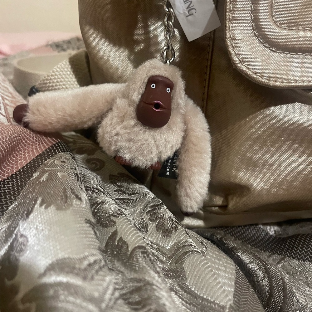 Kipling Metallic Gold Backpack - Picture 2 of 6